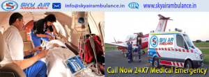 Sky Air Ambulance Service in Patna